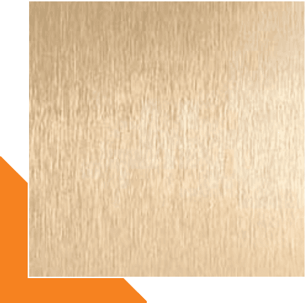 Gold Mirror Aluminium Sublimation Sheet — Gold mirror finish