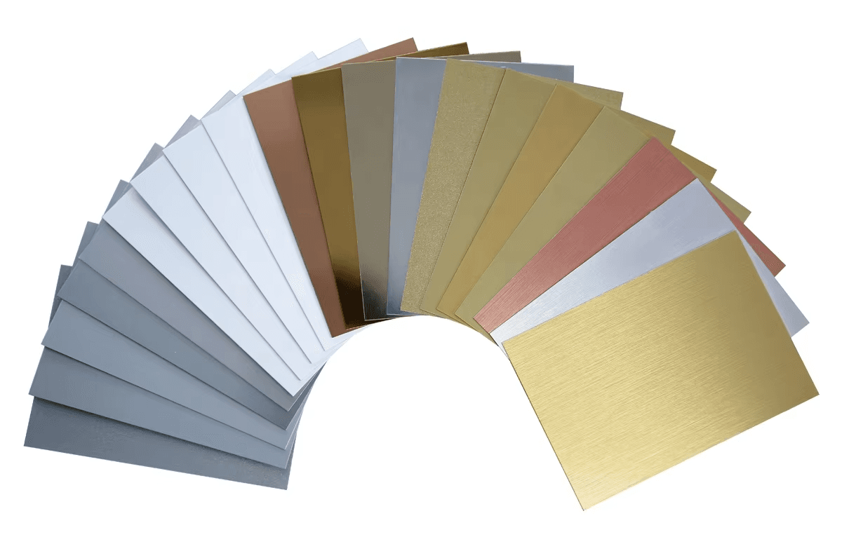 Silver Satin Aluminium Sublimation Sheet — Silver satin finish