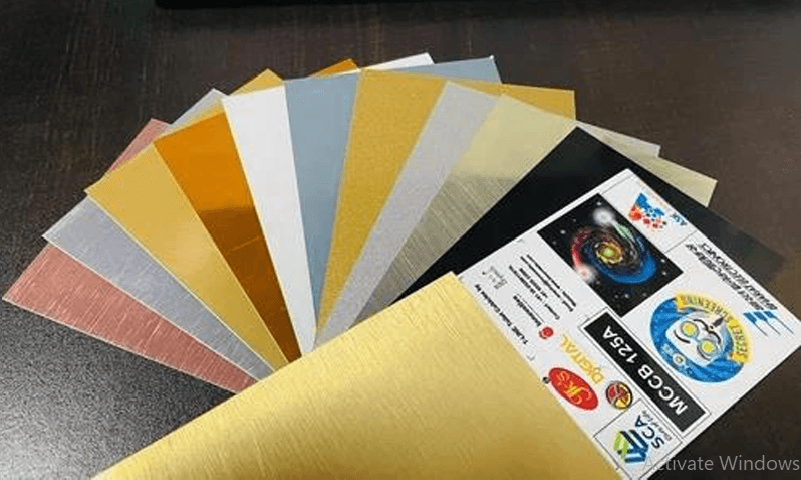 Silver Mirror Aluminium Sublimation Sheet — Silver mirror finish
