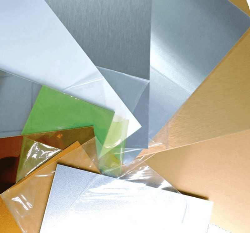 White Matt Aluminium UV Printing Sheet — White matt finish